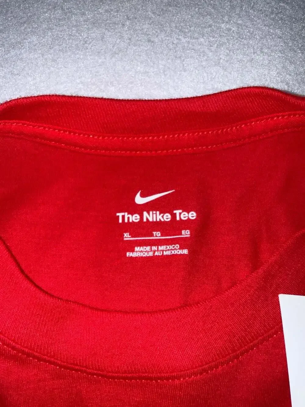 Nike Boys Core Long Sleeve Baseball Tee Red XLarge